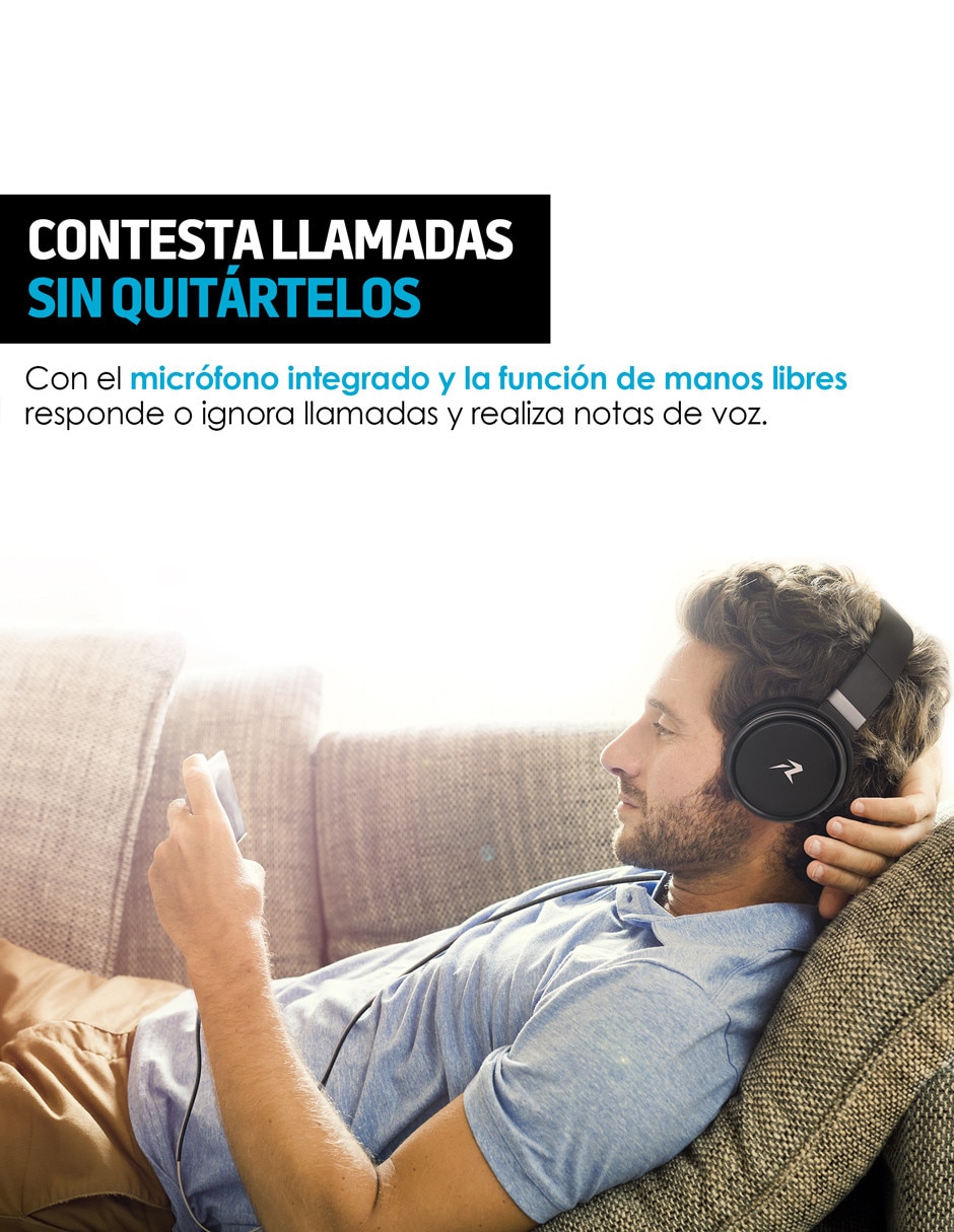 Audífonos Over-Ear alámbricos con cancelacion de ruido 4