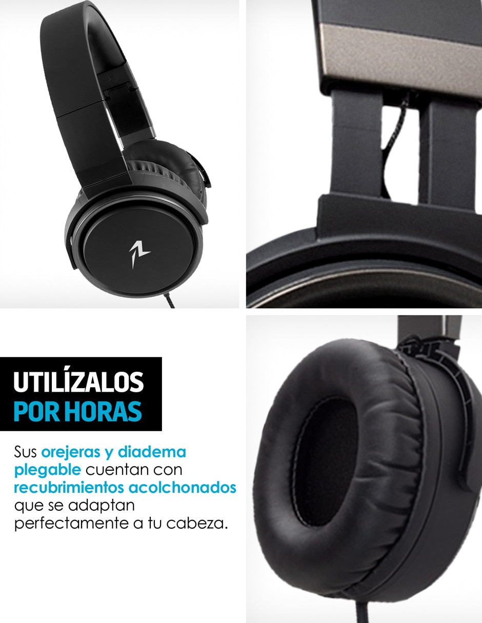 Audífonos Over-Ear alámbricos con cancelacion de ruido 7