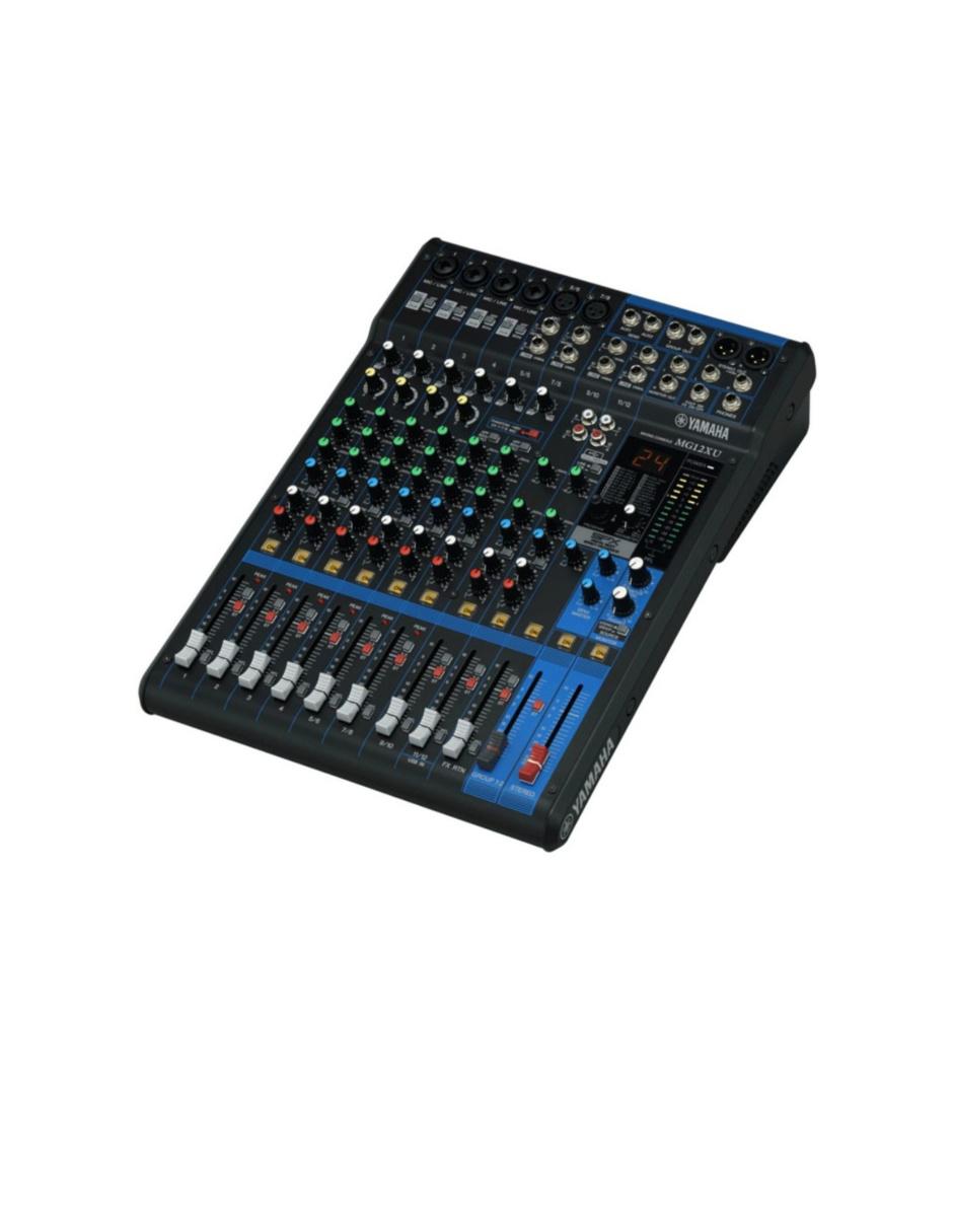 Mezcladora Yamaha MG12XU 12 Canales USB