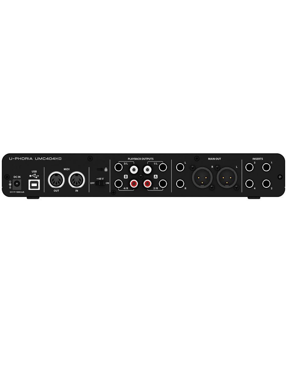 Interfaz de Audio UMC-404HD