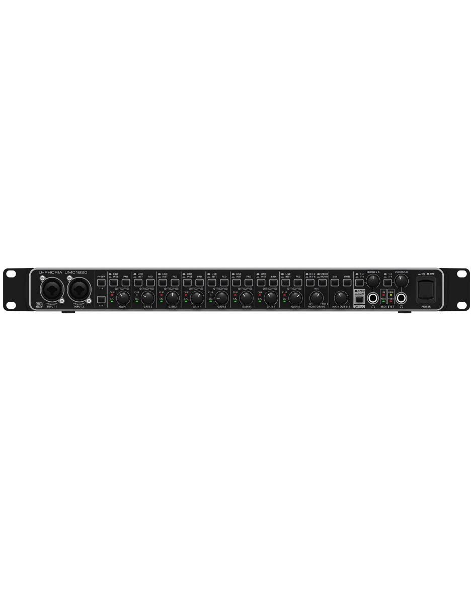 Interfaz de Audio Behringer UMC1820