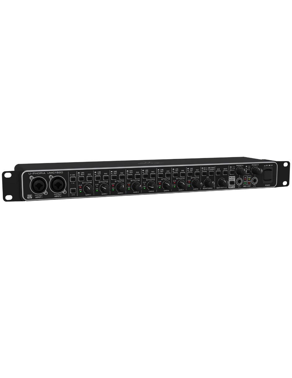 Interfaz de Audio UMC1820