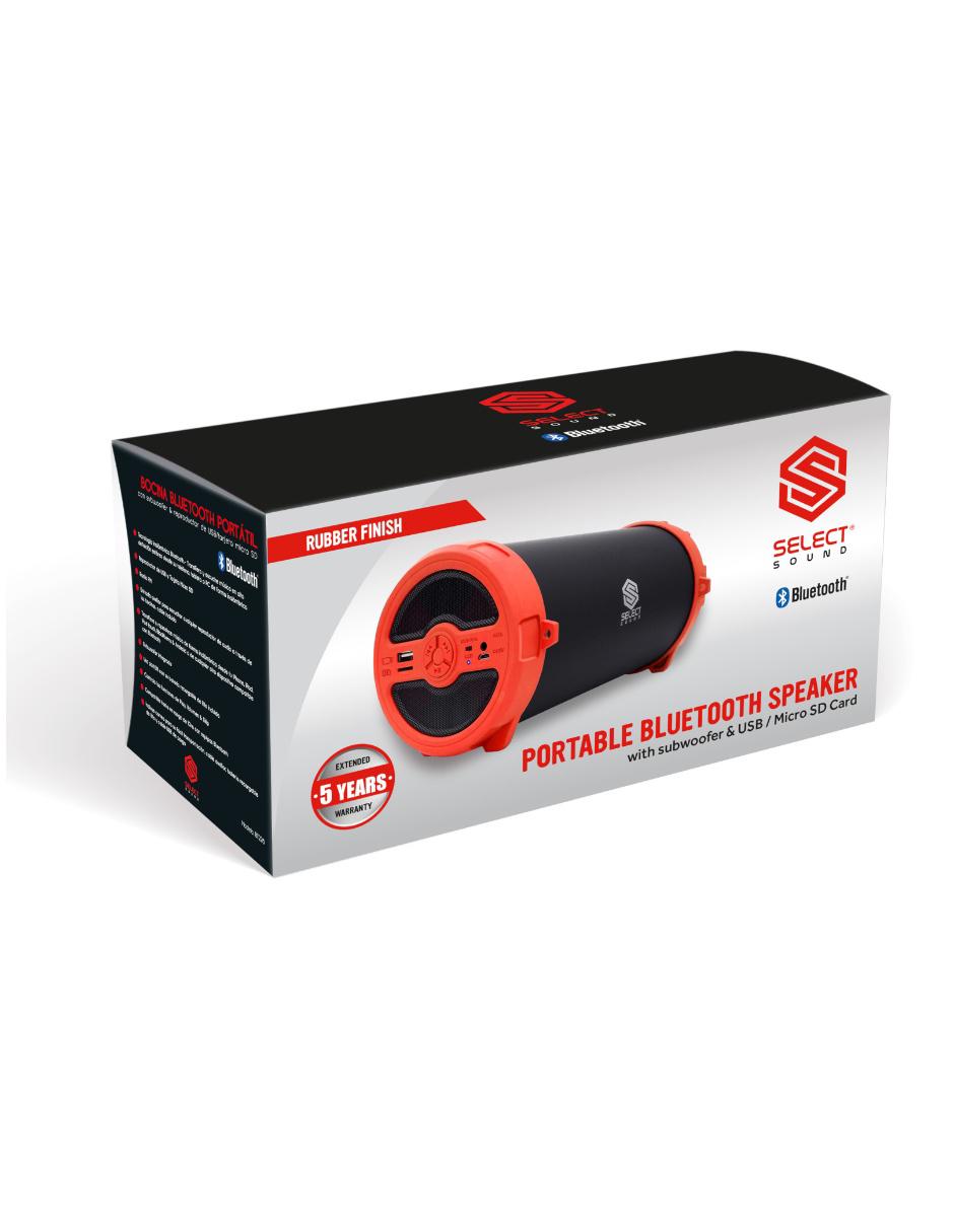 Bocina portátil Select Sound Bt228 bluetooth