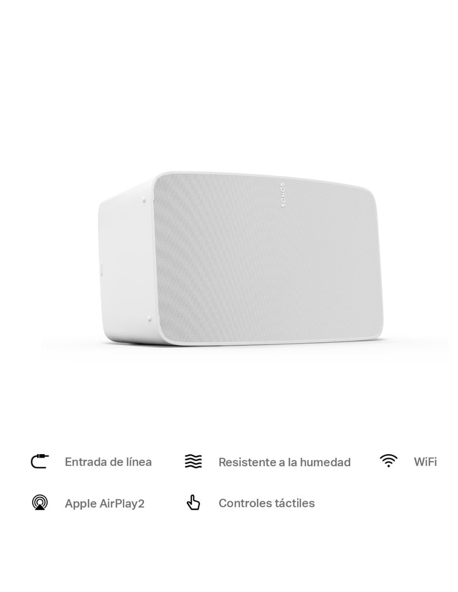 Bocina Five Wi-Fi alámbrica e inalámbrica 4