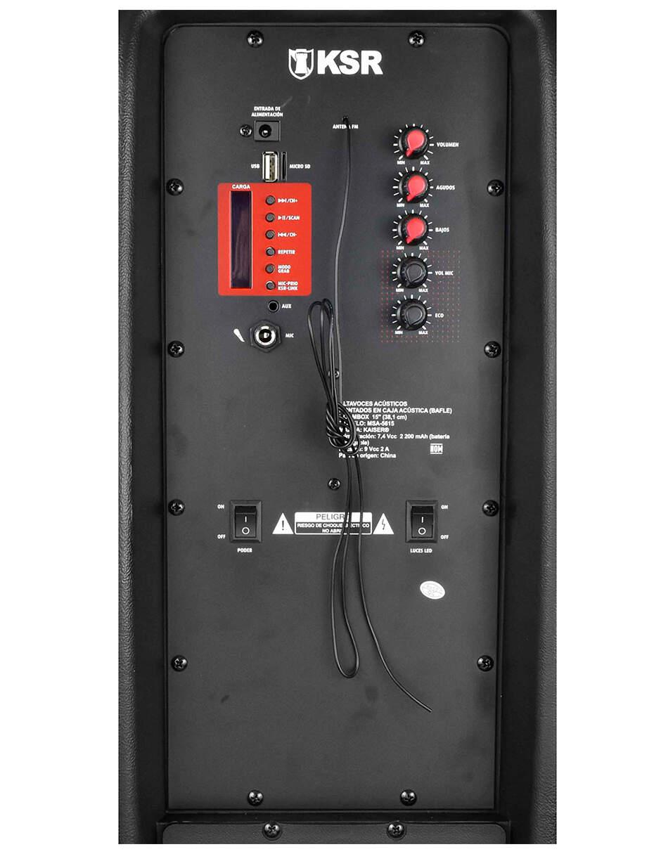 Bafle portátil Kaiser msa-5615