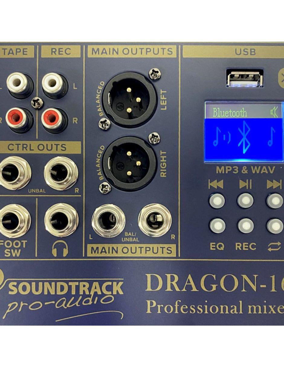 Mezcladora Pasiva Dragon-16 BT 16 Ch 40 DSP