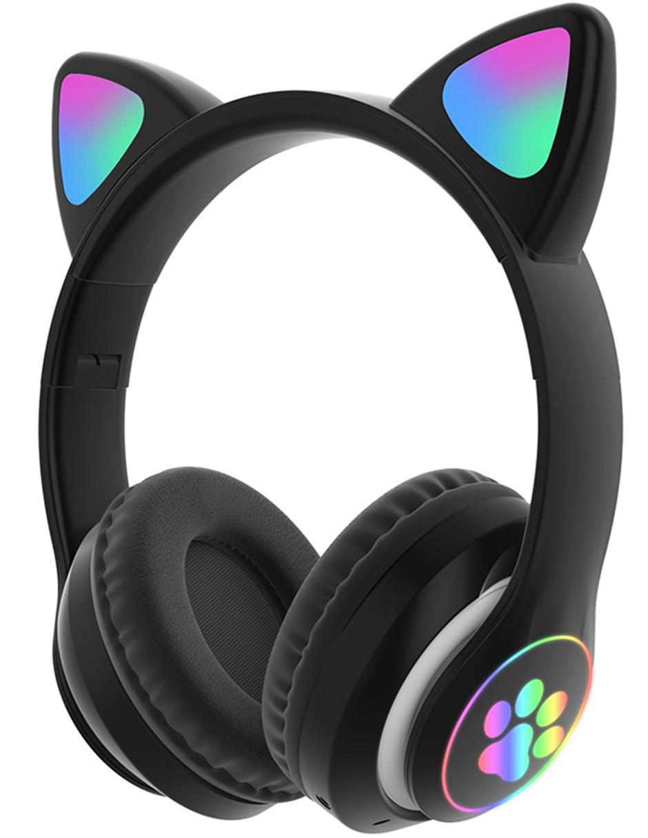 Audífonos Over-Ear Gato inalámbricos con cancelación de ruido Audífonos Over-Ear Gato inalámbricos con cancelación de ruido
