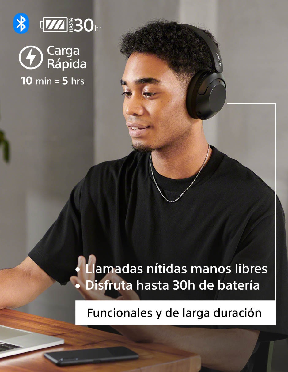 Audífonos Over-Ear alámbricos/inalámbricos con cancelación de ruido 7