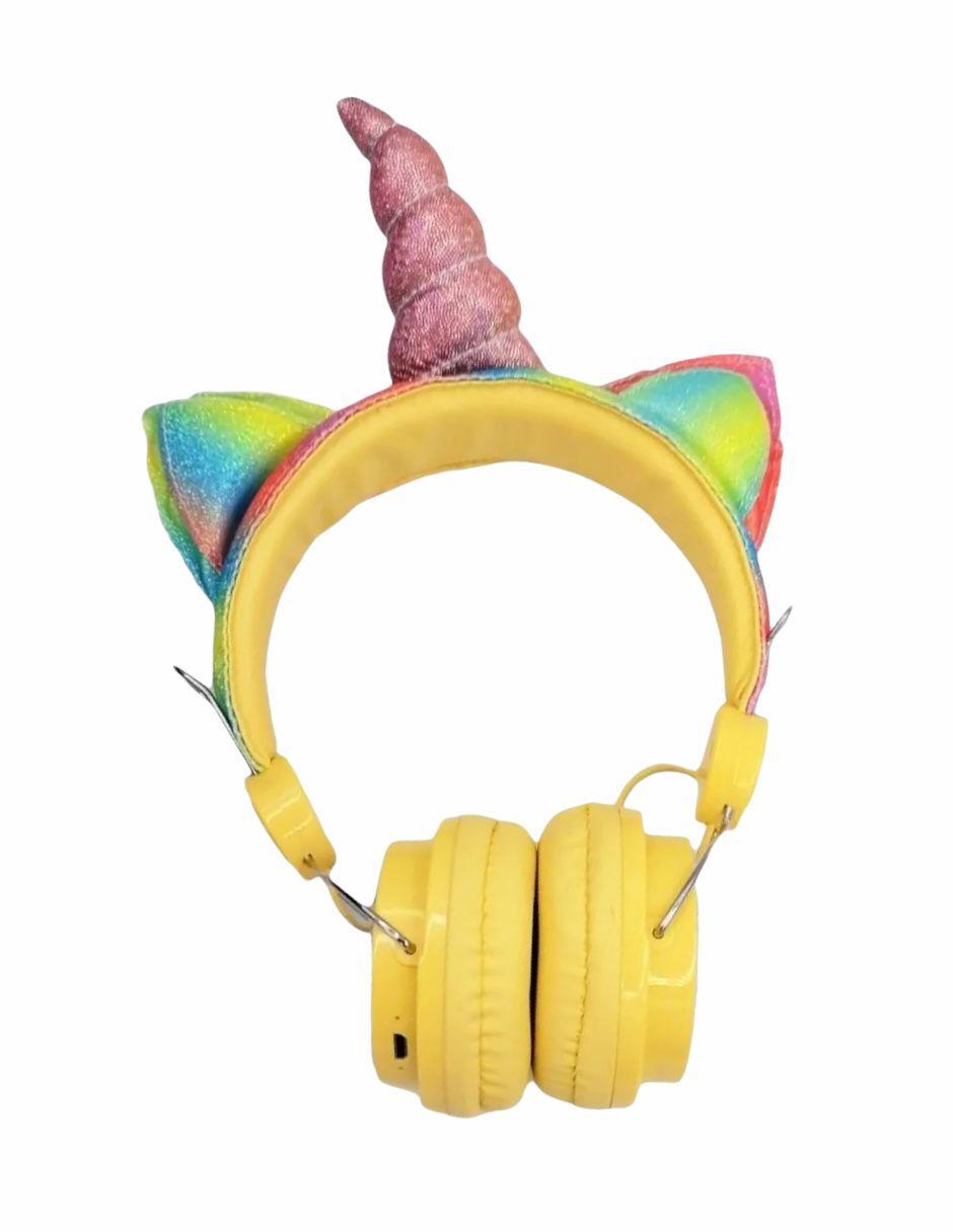 Audífonos On-Ear Unicornio alámbricos e inalámbricos