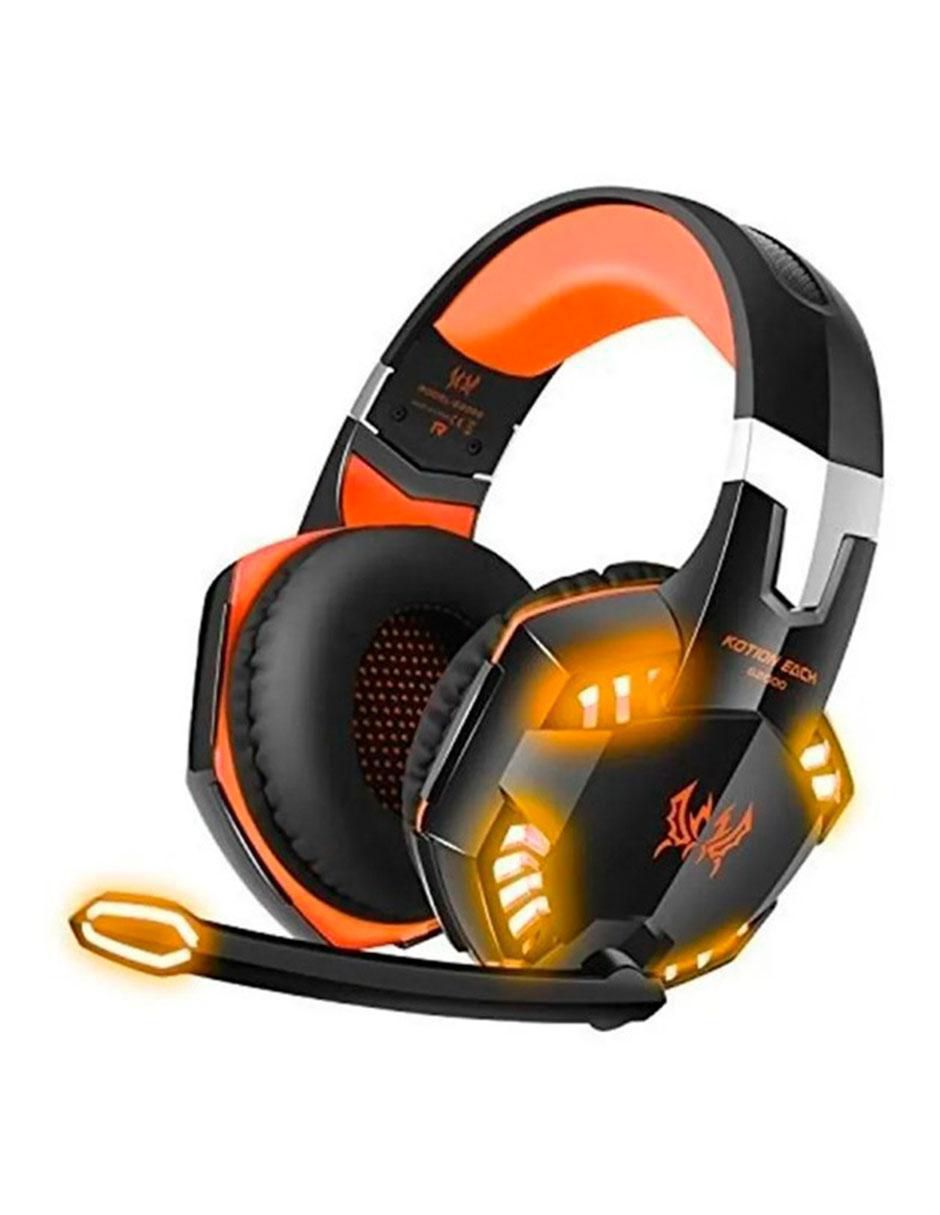 Audífonos Gamer Over-Ear alámbricos con cancelación de ruido