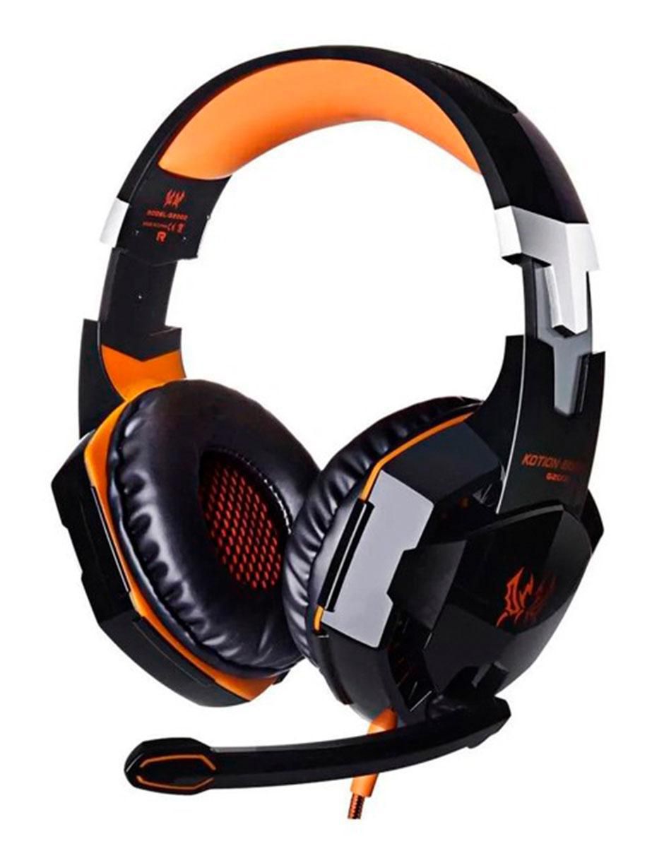Audífonos Gamer Over-Ear alámbricos con cancelación de ruido