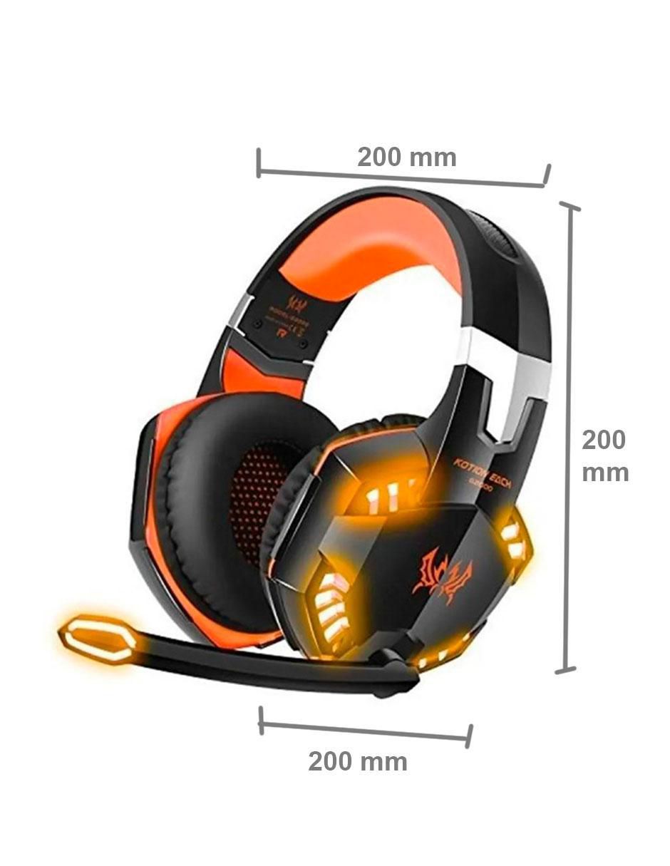 Audífonos Gamer Over-Ear alámbricos con cancelación de ruido