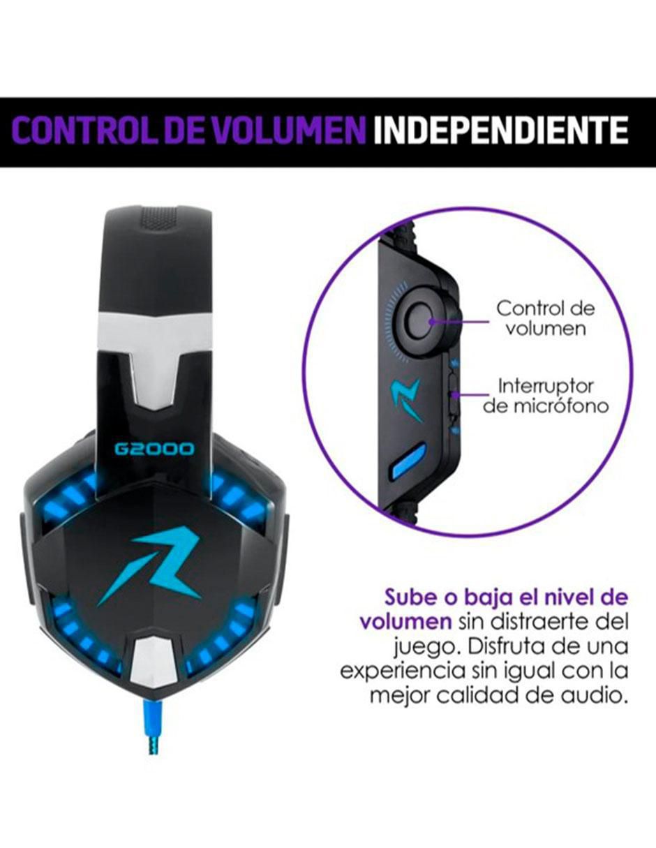 Audífonos Gamer Over-Ear alámbricos con cancelación de ruido