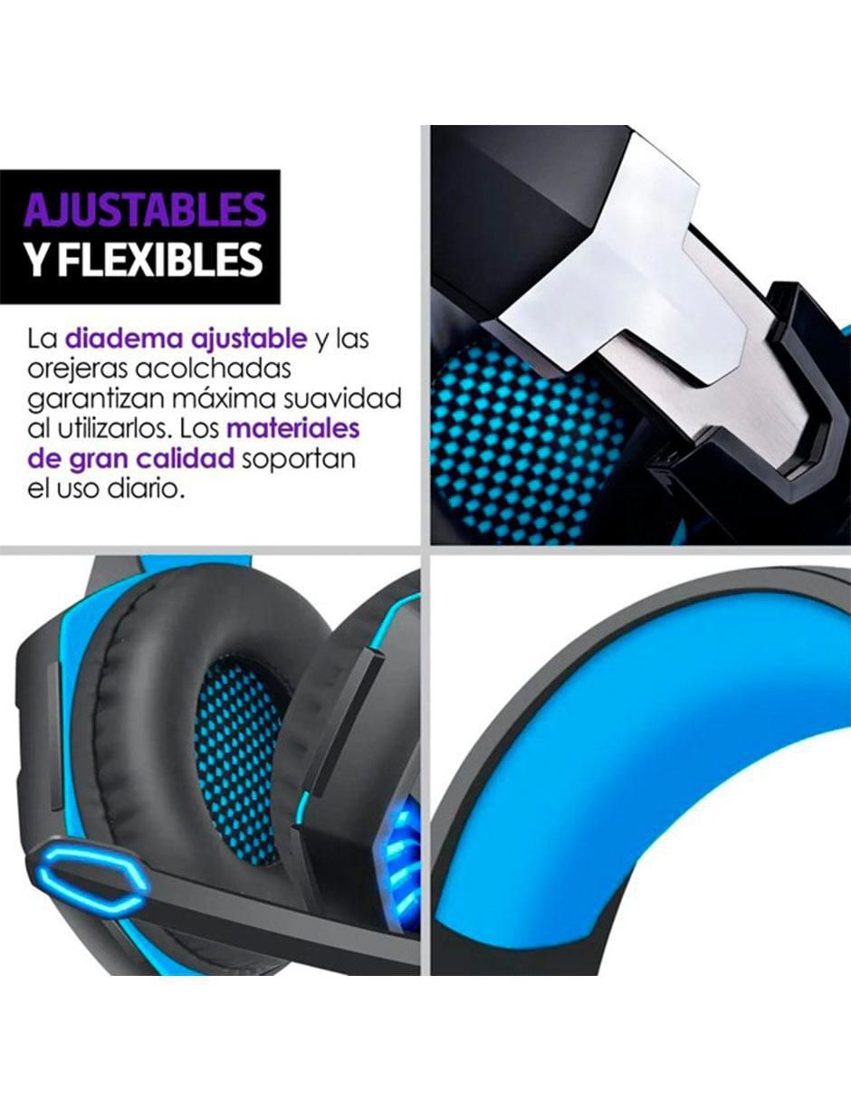 Audífonos Gamer Over-Ear alámbricos con cancelación de ruido