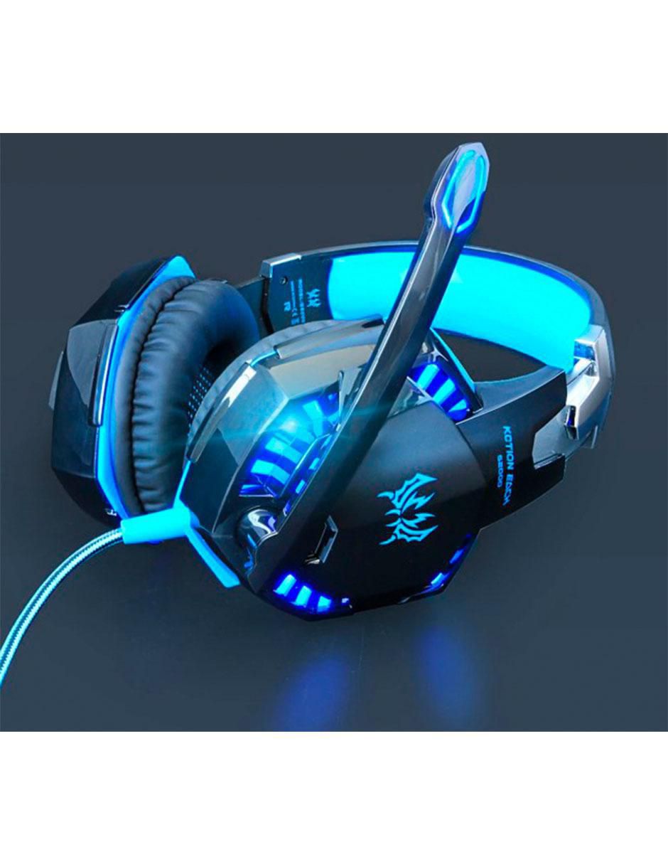 Audífonos Gamer Over-Ear alámbricos con cancelación de ruido