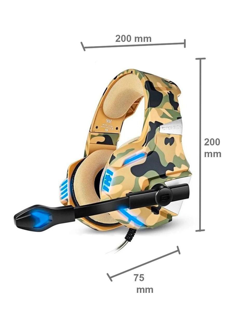 Audífonos Gamer Over-Ear alámbricos con cancelación de ruido 5