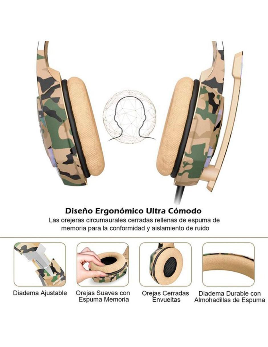 Audífonos Gamer Over-Ear alámbricos con cancelación de ruido 9