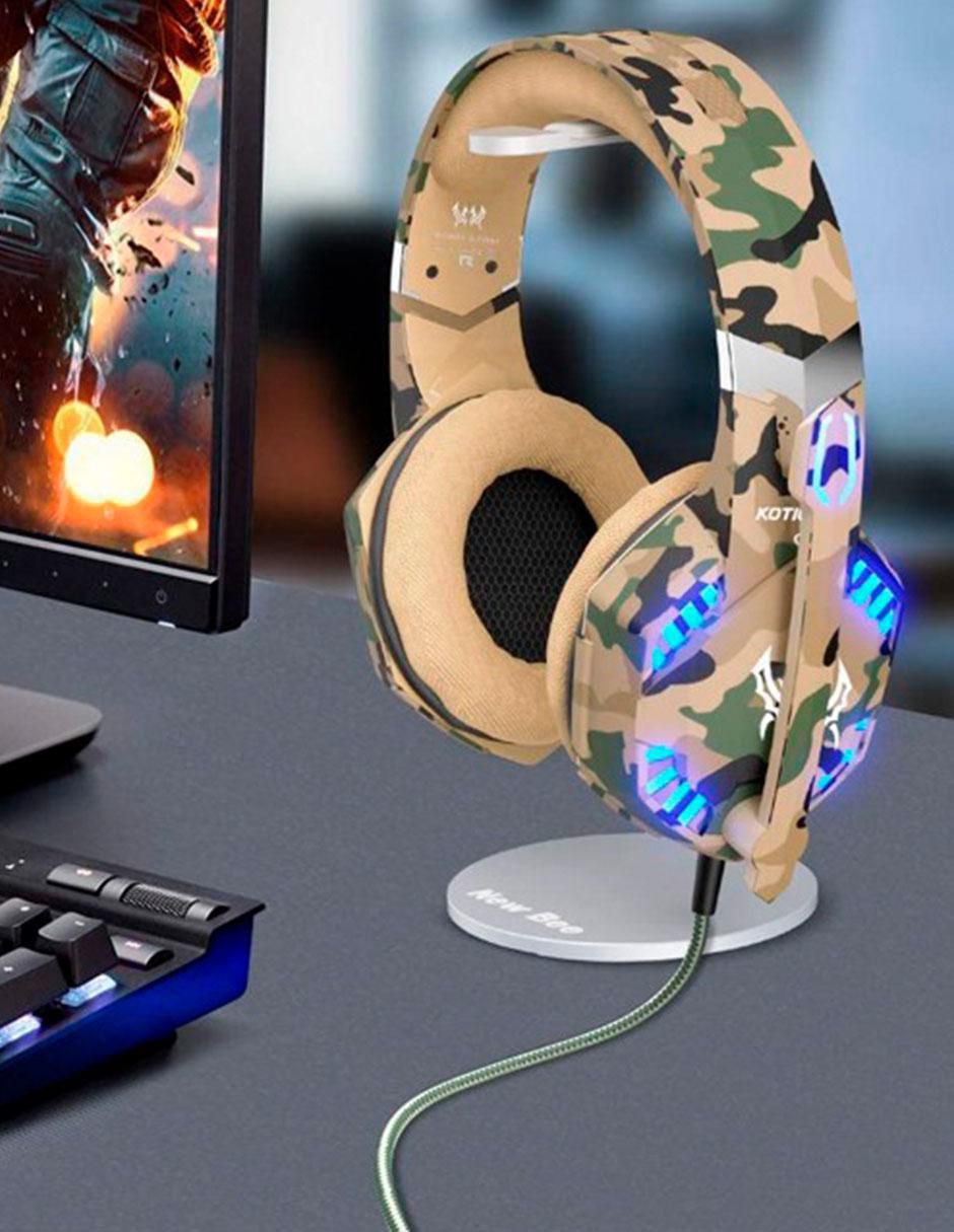 Audífonos Gamer Over-Ear alámbricos con cancelación de ruido 6