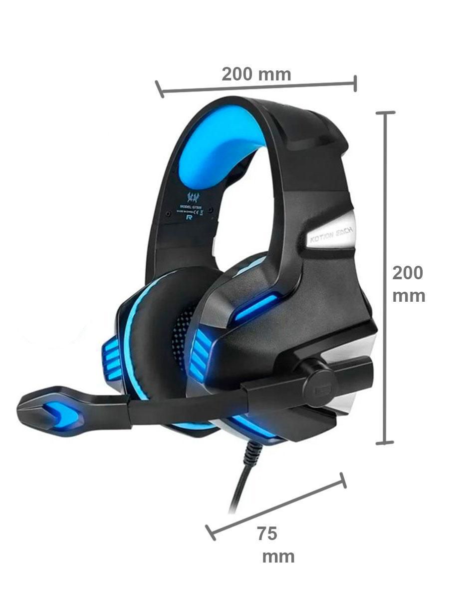 Audífonos Gamer Over-Ear alámbricos con cancelación de ruido 3