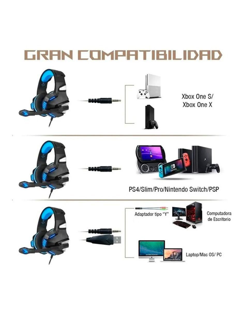 Audífonos Gamer Over-Ear alámbricos con cancelación de ruido 4