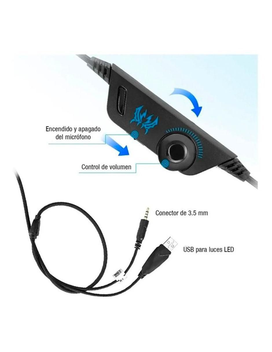 Audífonos Gamer Over-Ear alámbricos con cancelación de ruido 8