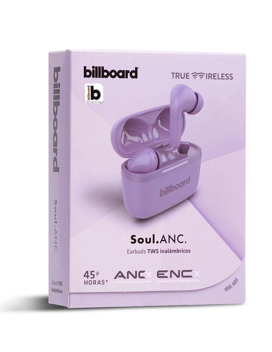 Audífonos True Wireless Billboard Soul Anc inalámbricos con cancelación de ruido