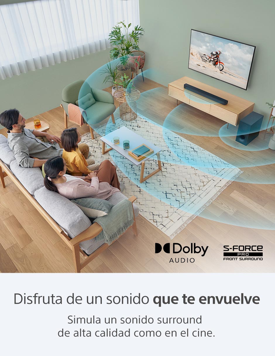 Barra de sonido Ht-S400//C con subwoofer 7
