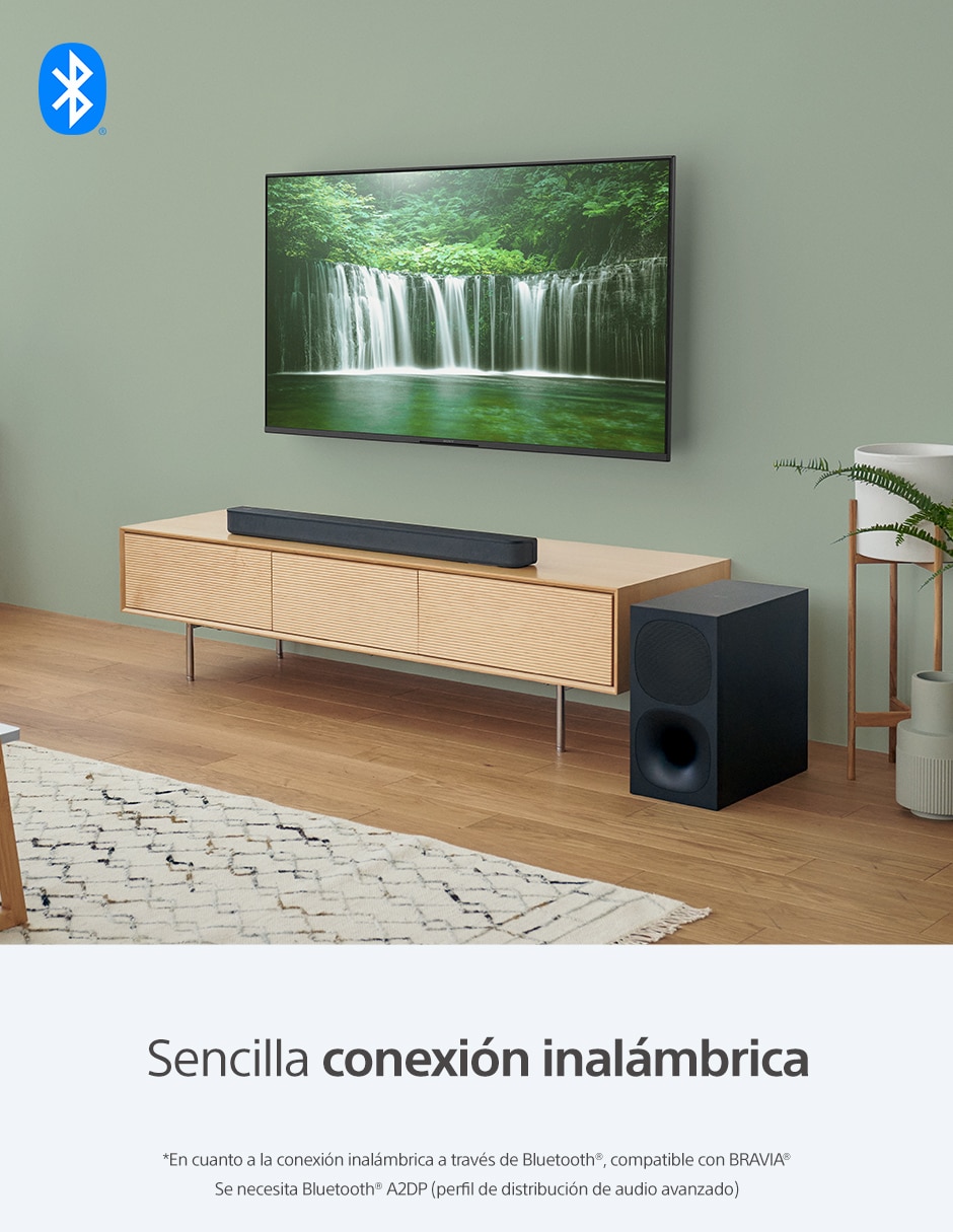 Barra de sonido Ht-S400//C con subwoofer 11