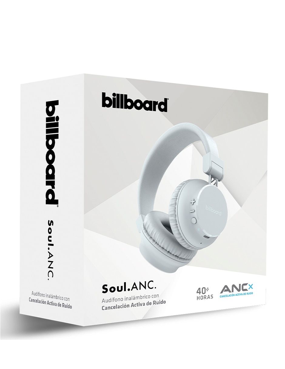 Audífonos On-Ear Billboard Soul Anc On Ear inalámbricos con cancelación de ruido
