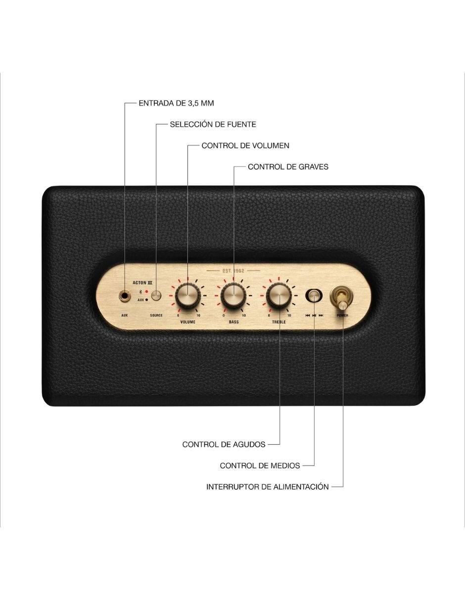Bocina Acton III bluetooth 10