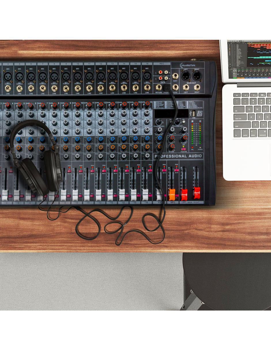 Mezcladora Mixer MKZ-MEZCL16CHNEG Mezcladora Mixer MKZ-MEZCL16CHNEG
