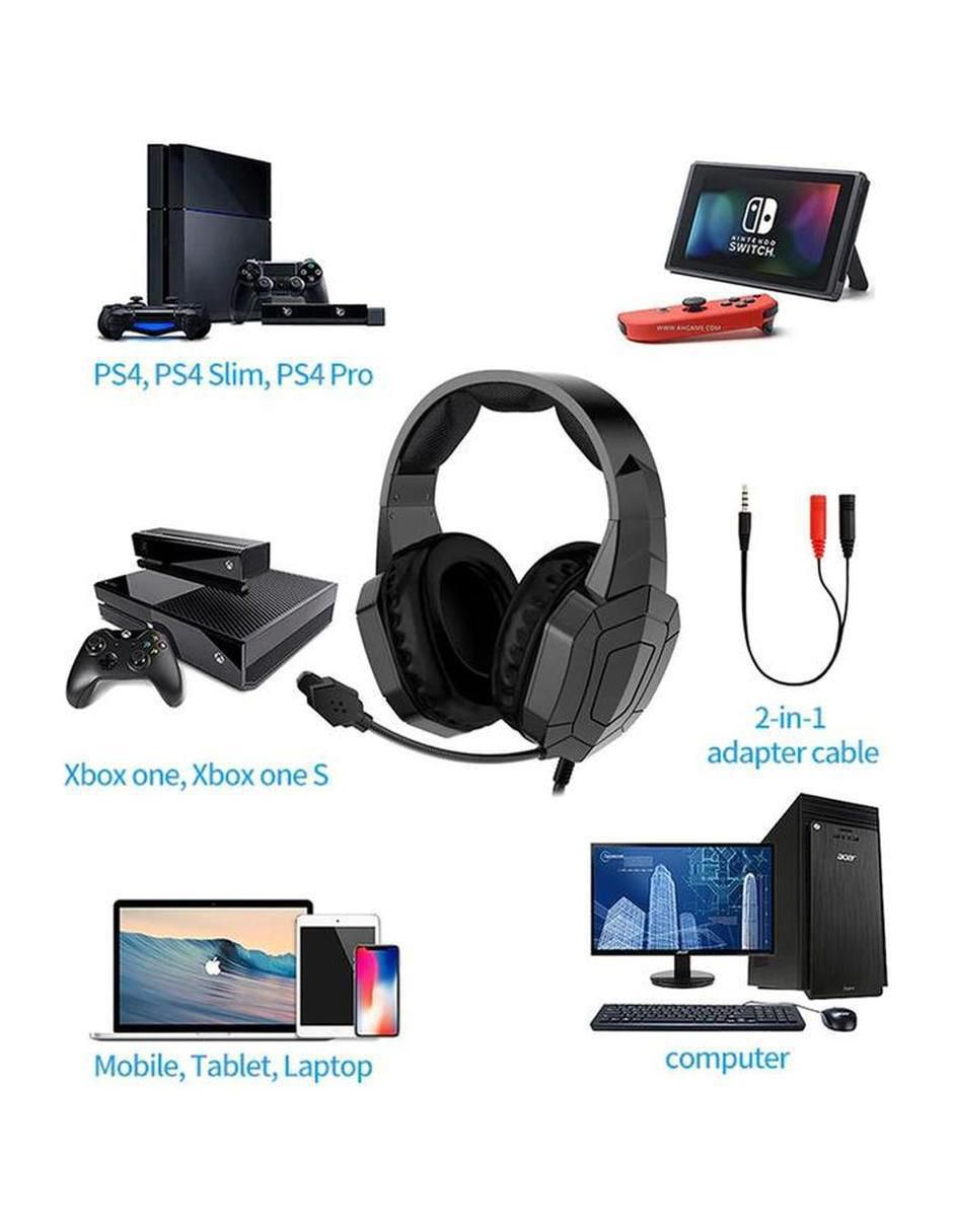 Audífonos Over-Ear Mxrro-001 alámbricos con cancelacion de ruido 3