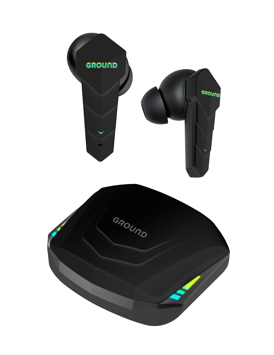 Audífonos True Wireless Ground Sound Buddy Tws Gaming alámbricos e inalámbricos con cancelación de ruido