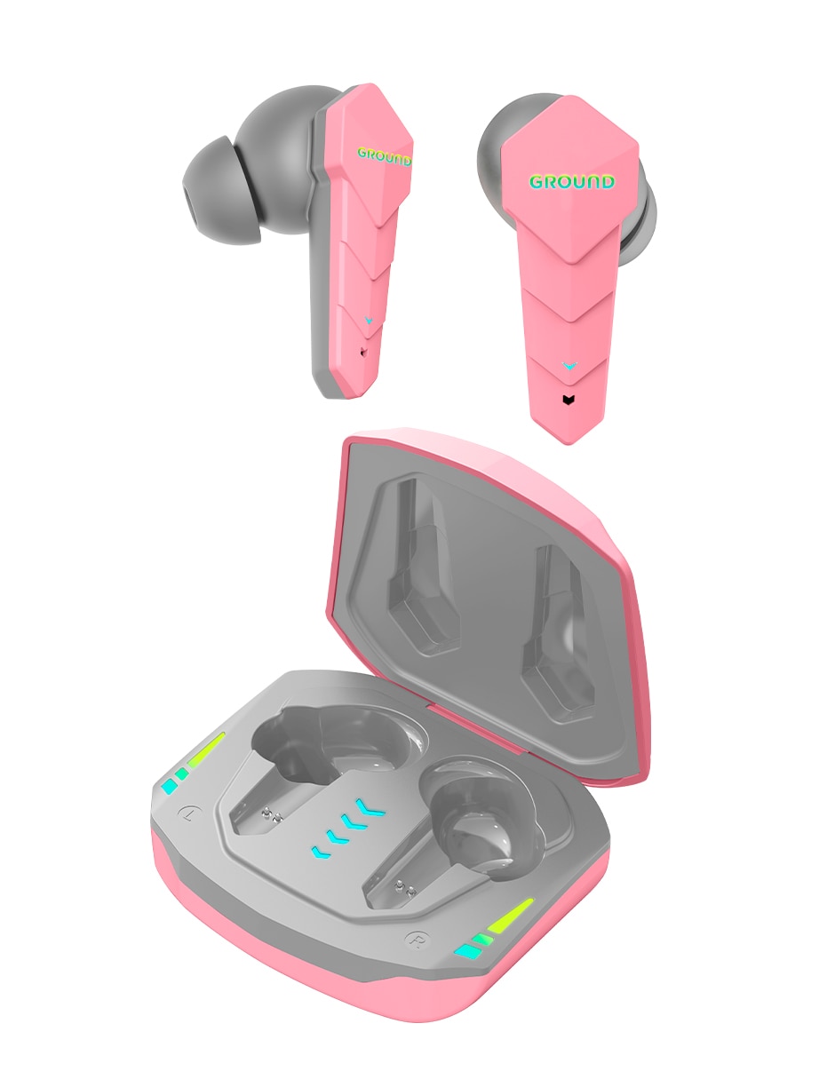 Audífonos True Wireless Ground Sound Buddy Tws Gaming alámbricos e inalámbricos con cancelación de ruido