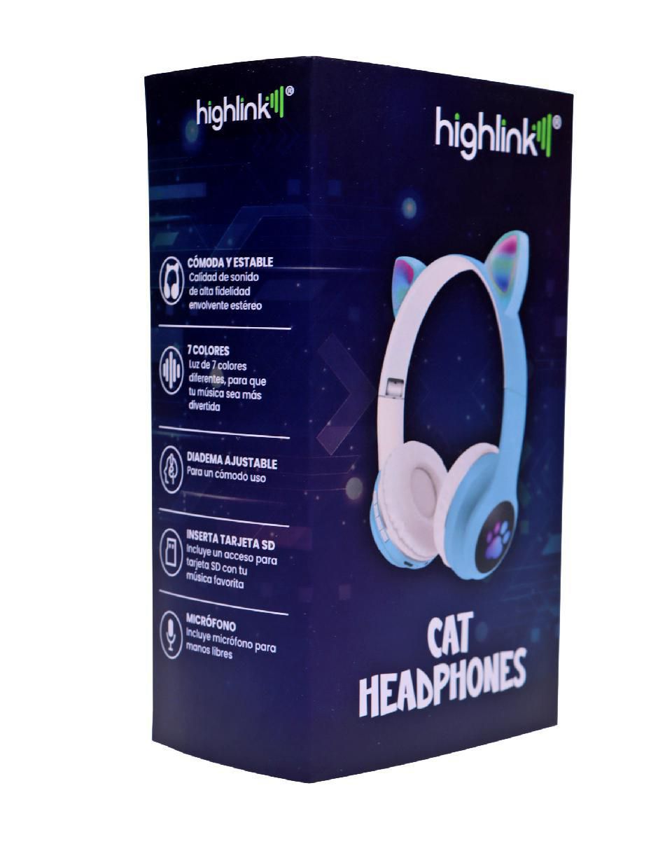 Audífonos On-Ear Cat Headphones alámbricos e inalámbricos 4