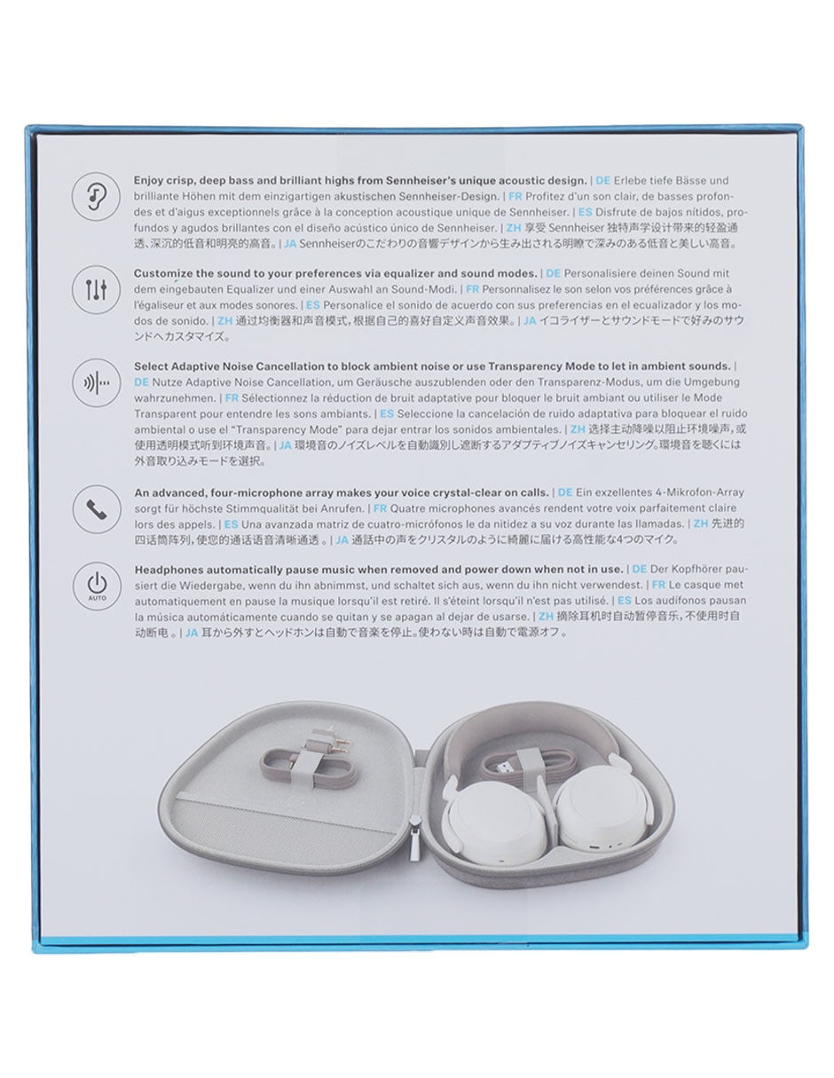 Audífonos Over-Ear Momentum Wireless 4 inalámbricos con cancelación de ruido 7
