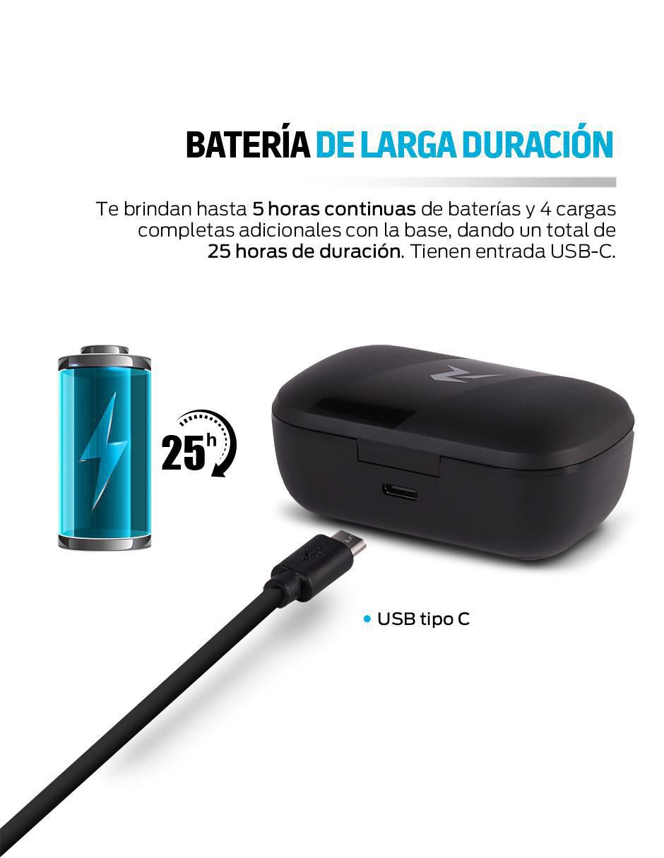 Audífonos True Wireless inalámbricos con cancelación de ruido 7
