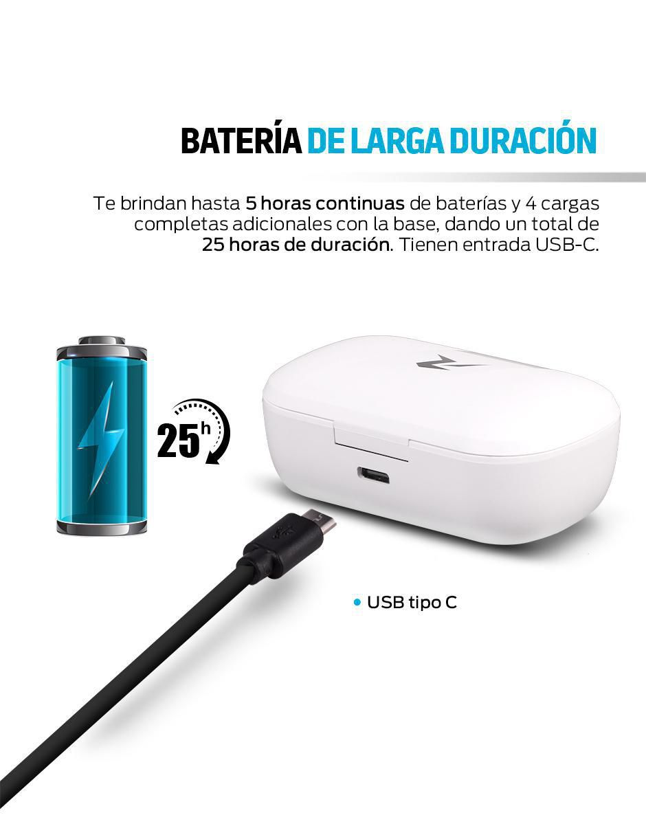 Audífonos True Wireless Redlemon inalámbricos con cancelación de ruido