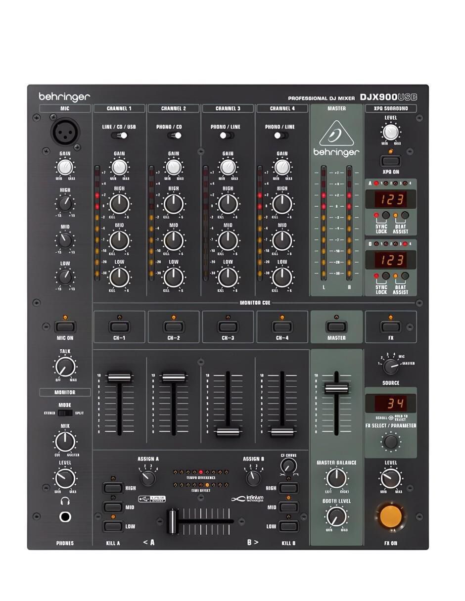 Mezcladora Pro Mixer DJX900USB