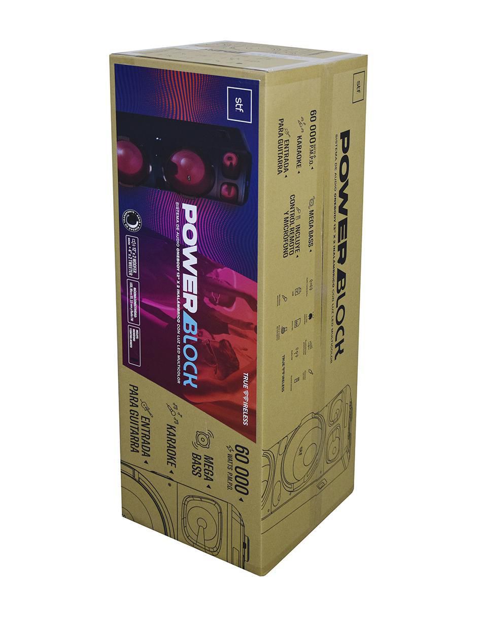 Bocina Power Block 12 pulgadas bluetooth