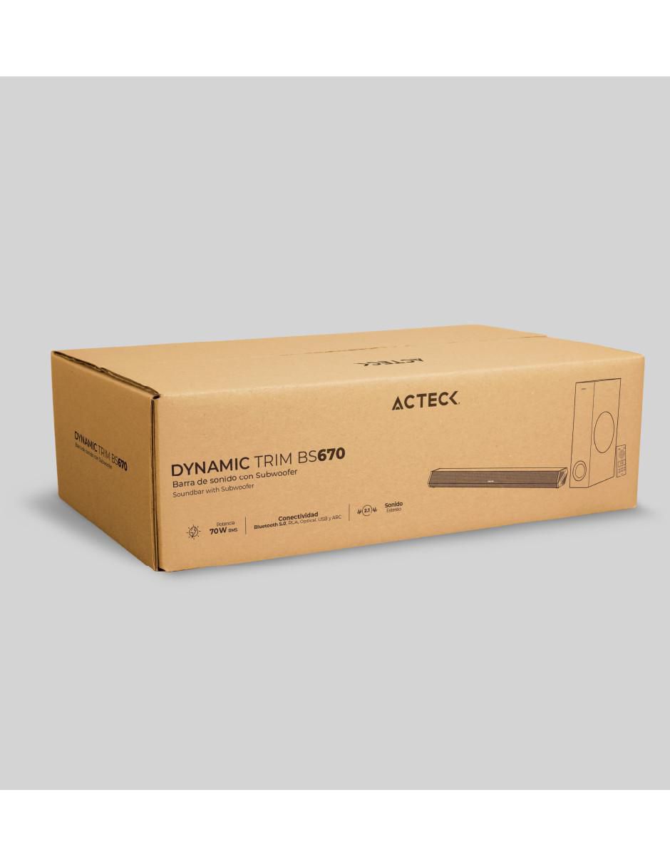 Barra de sonido Dynamic Trim Bs670 Ac-935913 con subwoofer 6