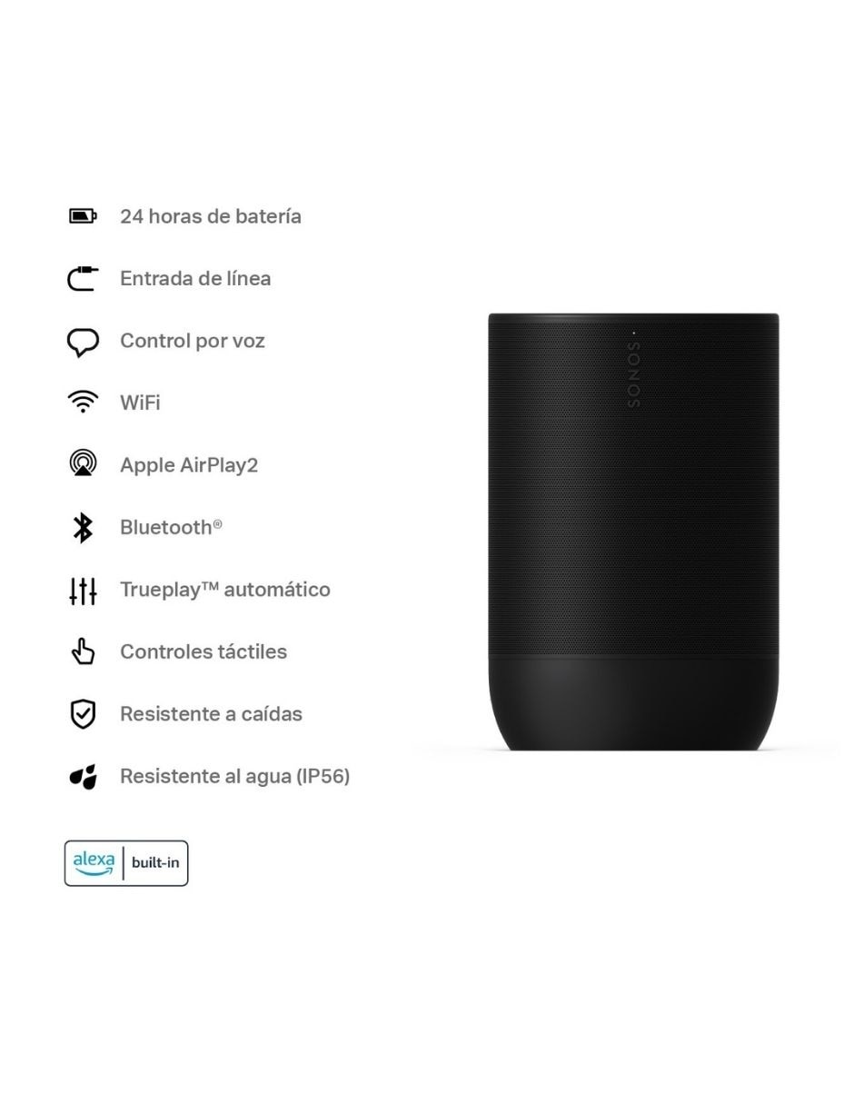Bocina portátil Move2 bluetooth 13