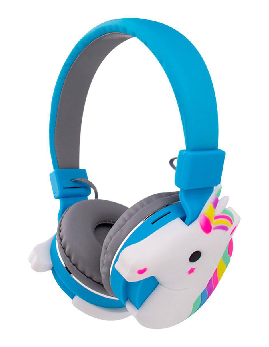 Audífonos Over-Ear Diadema Unicornio alámbricos e inalámbricos