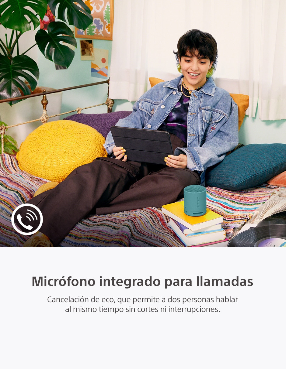 Bocina portátil XB100 bluetooth 7