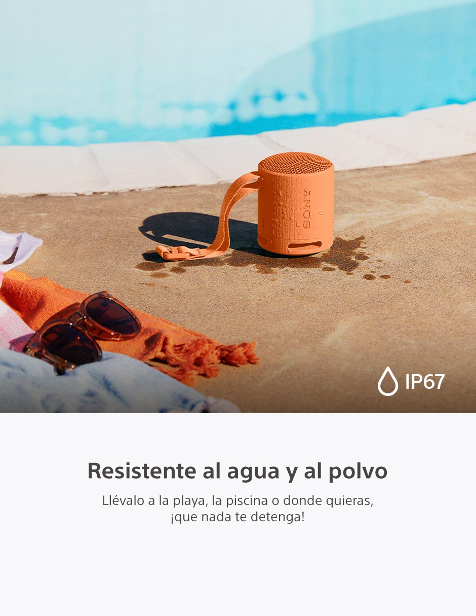 Bocina portátil XB100 bluetooth 8