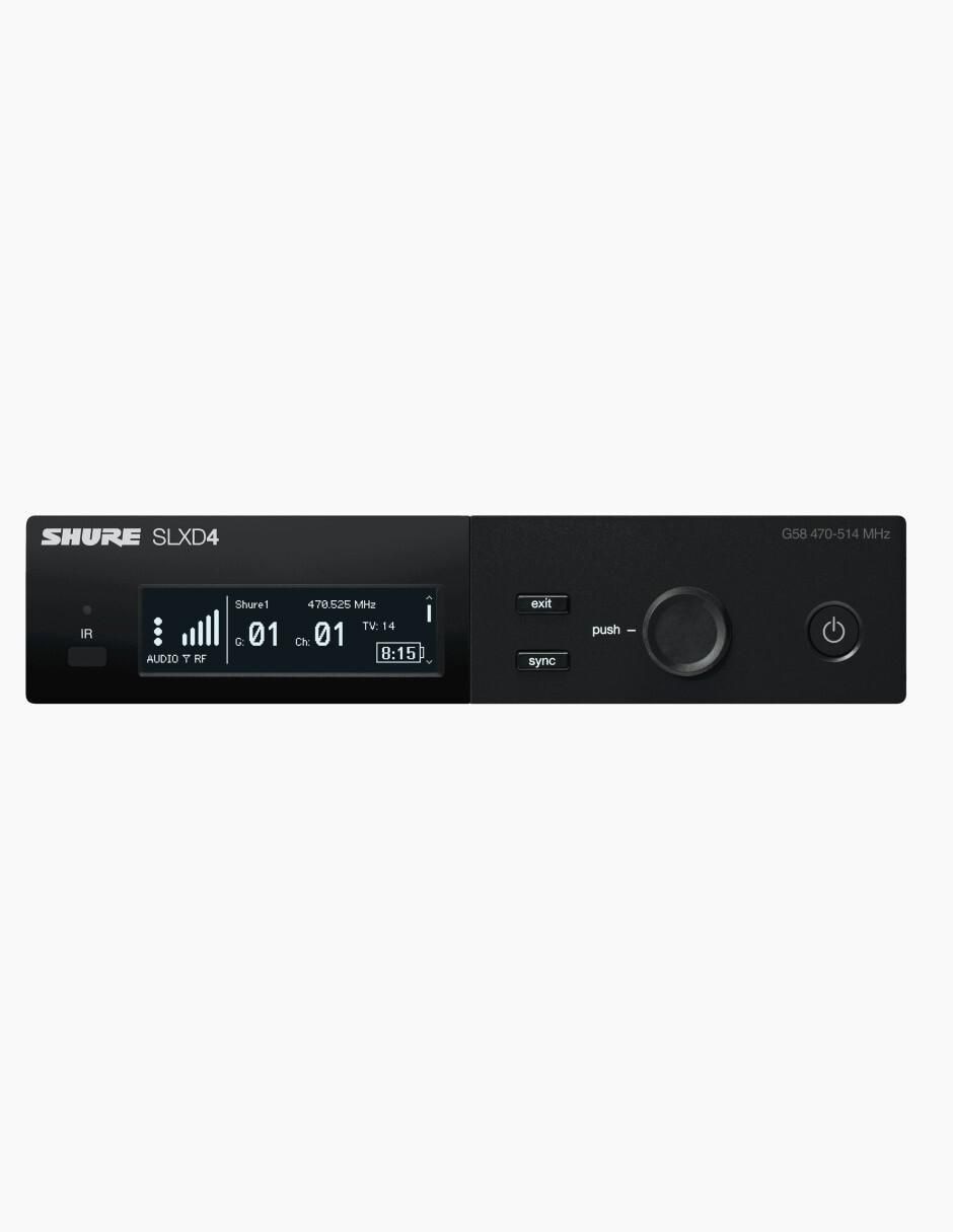 Receptor Audio y Video Shure SLXD4-G58