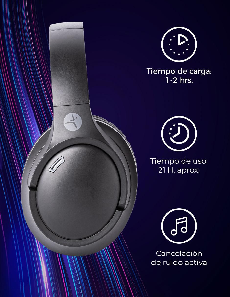 Audífonos Over-Ear Tzdj02 inalámbricos con cancelación de ruido 8