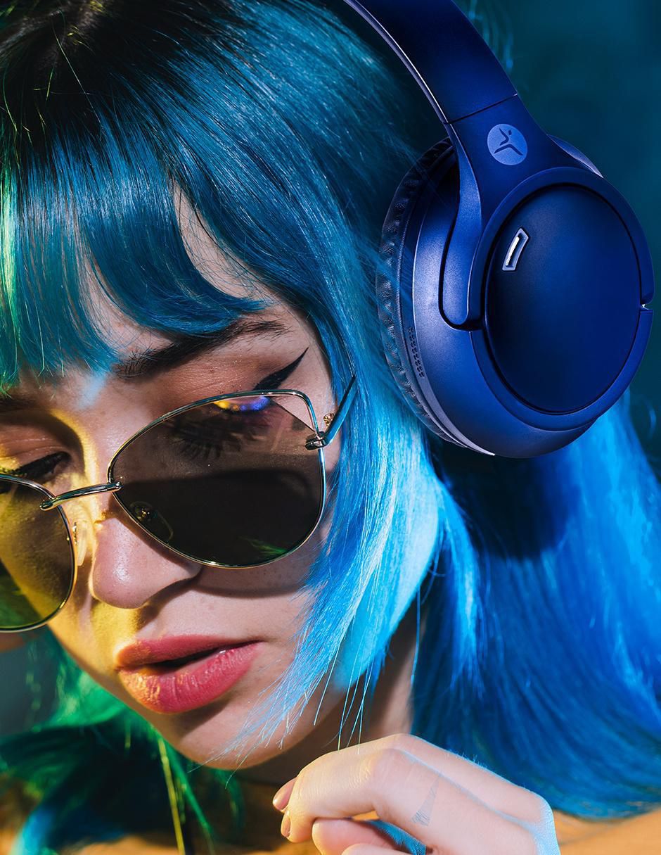 Audífonos Over-Ear Tzdj02 inalámbricos con cancelación de ruido