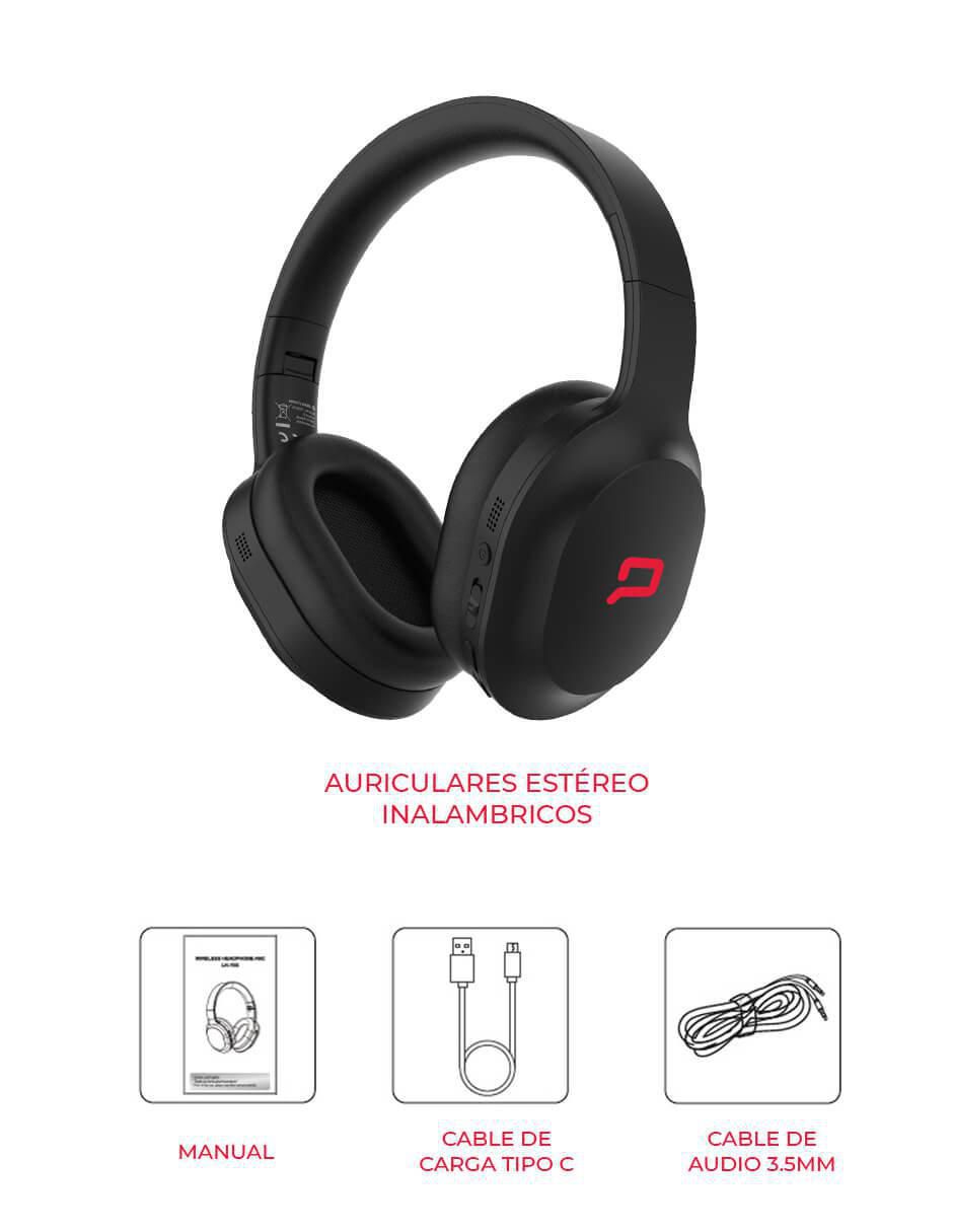 Audífonos Over-Ear Noise Cancelling alámbricos e inalámbricos con cancelación de ruido