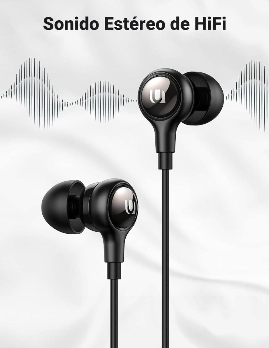 Audífonos In-Ear alámbricos con cancelación de ruido 6